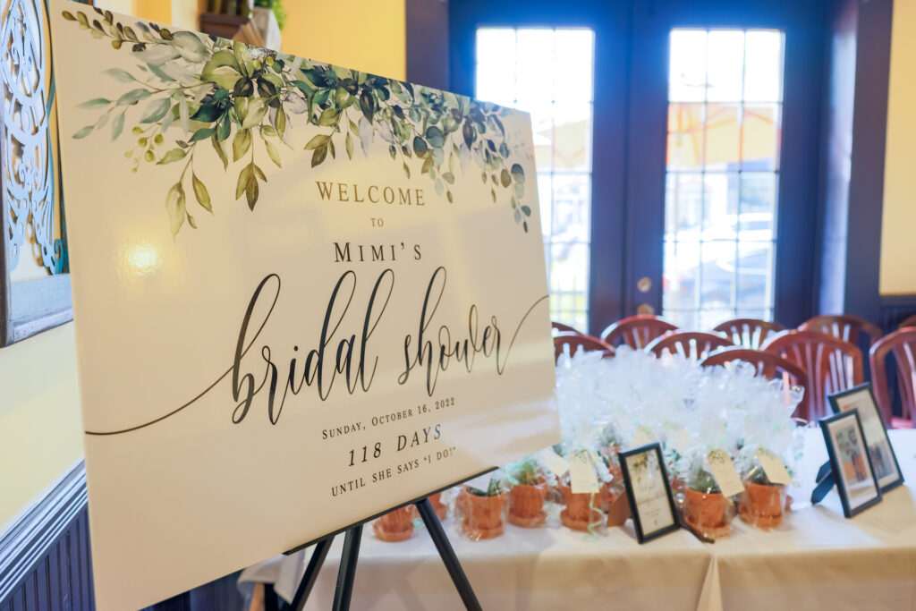 Bridal Shower and Rehearsal Dinner Venue for Private Events